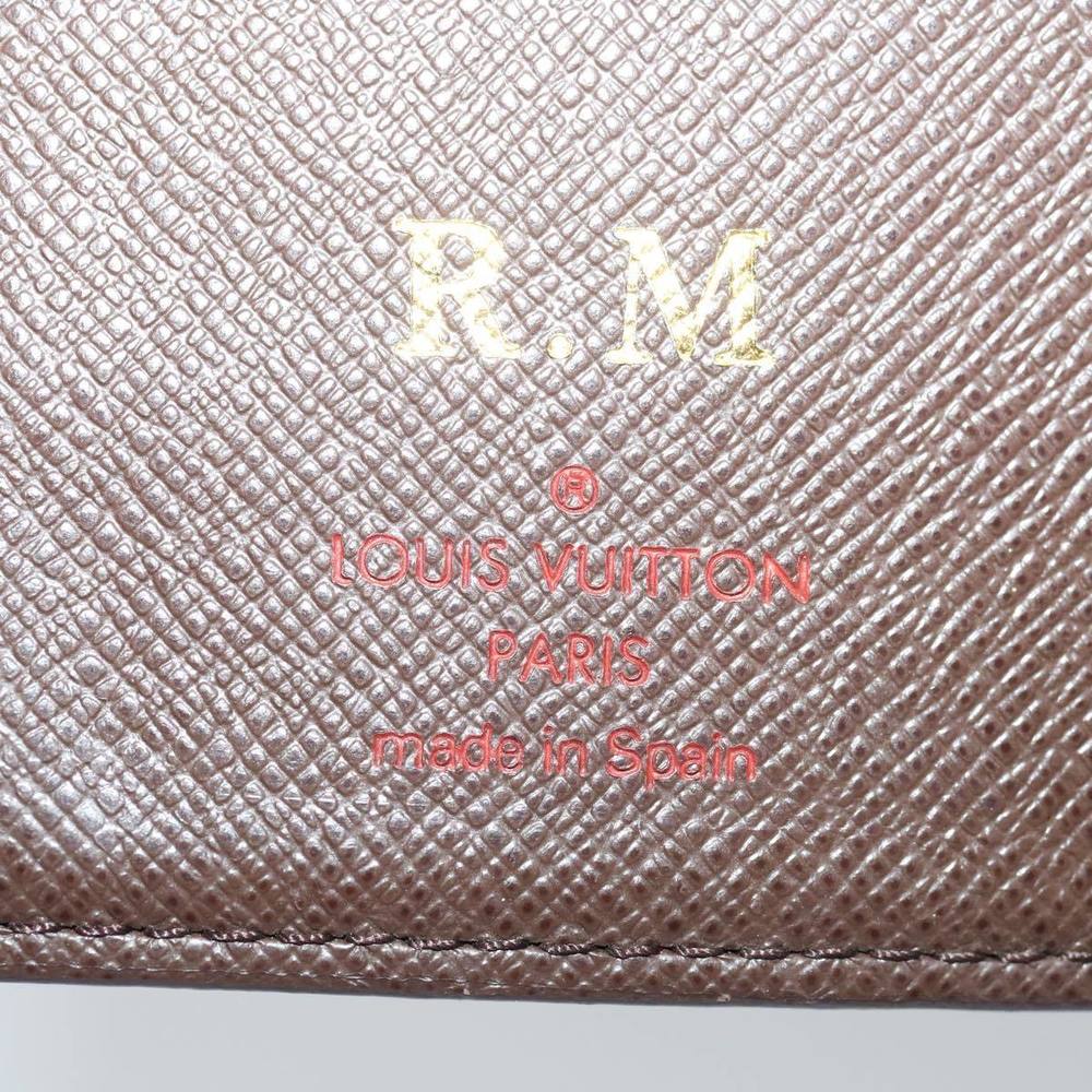 LOUIS VUITTON Damier Ebene Agenda PM Day Planner Cover R20700 LV Auth am5828 - Picture 8 of 16
